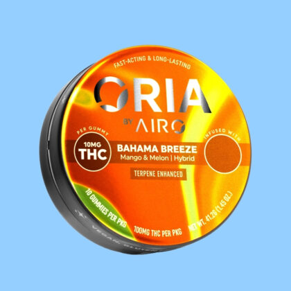 Oria Bahama Breeze Live Resin 10 Pack | 10.5mg Each Gummies